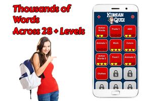 Game to learn Korean Voca Quiz poster