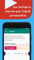 Youglish - Improve your English using YouTube Affiche