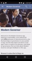 Modern Governor-poster