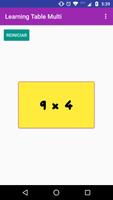 Tablas de Multiplicar con voz interactiva capture d'écran 1