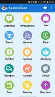 Apprendre le coréen pour voyager sans connexion Affiche