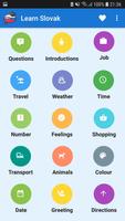 Learn Slovak Free to communicate and travel poster