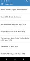 Learn Word 2020 Ekran Görüntüsü 3