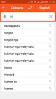 English To Cebuano Dictionary capture d'écran 1