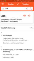 English To Tagalog Dictionary Affiche