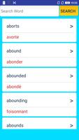 English To French Dictionary تصوير الشاشة 1