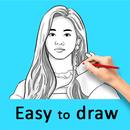 Draw Twice kpop Face art easy APK