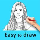 Draw Twice kpop Face art easy icône