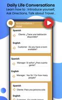 Learn Spanish Language by Fast Spanish Translator capture d'écran 3