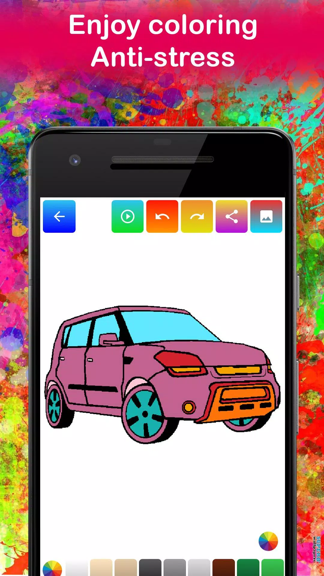570  Car Coloring Pages Games Best