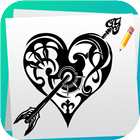 آیکون‌ Learn To Draw Tribal Tattoo