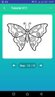 برنامه‌نما Learn  to Draw Butterfly عکس از صفحه