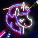 Glow Drawing Step By Step With Doodle Art APK