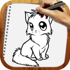 Aprender a Desenhar Gatos ícone