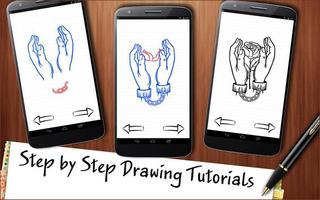 برنامه‌نما Learn to Draw Criminal Tattoo عکس از صفحه