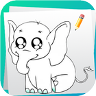 Learn to Draw Elephants icône