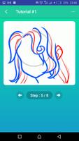 Learn to Draw Hair Affiche