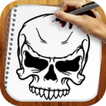 Leer Skulls Tattoo tekenen