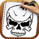Learn to Draw Skulls Tattoo APK