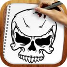 Leer Skulls Tattoo tekenen-icoon