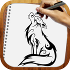 apprendre à dessiner le tatouage icône