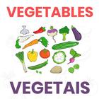 Learn vegetable Names in Portuguese - Vegetais icône