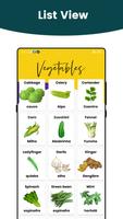 Learn vegetable Names in Portuguese - Vegetais capture d'écran 1