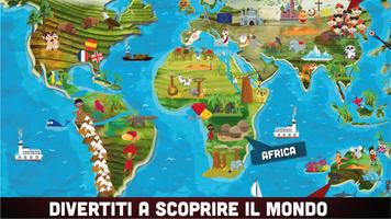 Poster Il mio primo Atlante del Mondo