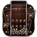 Leather Metal Fastener Gravity Theme APK