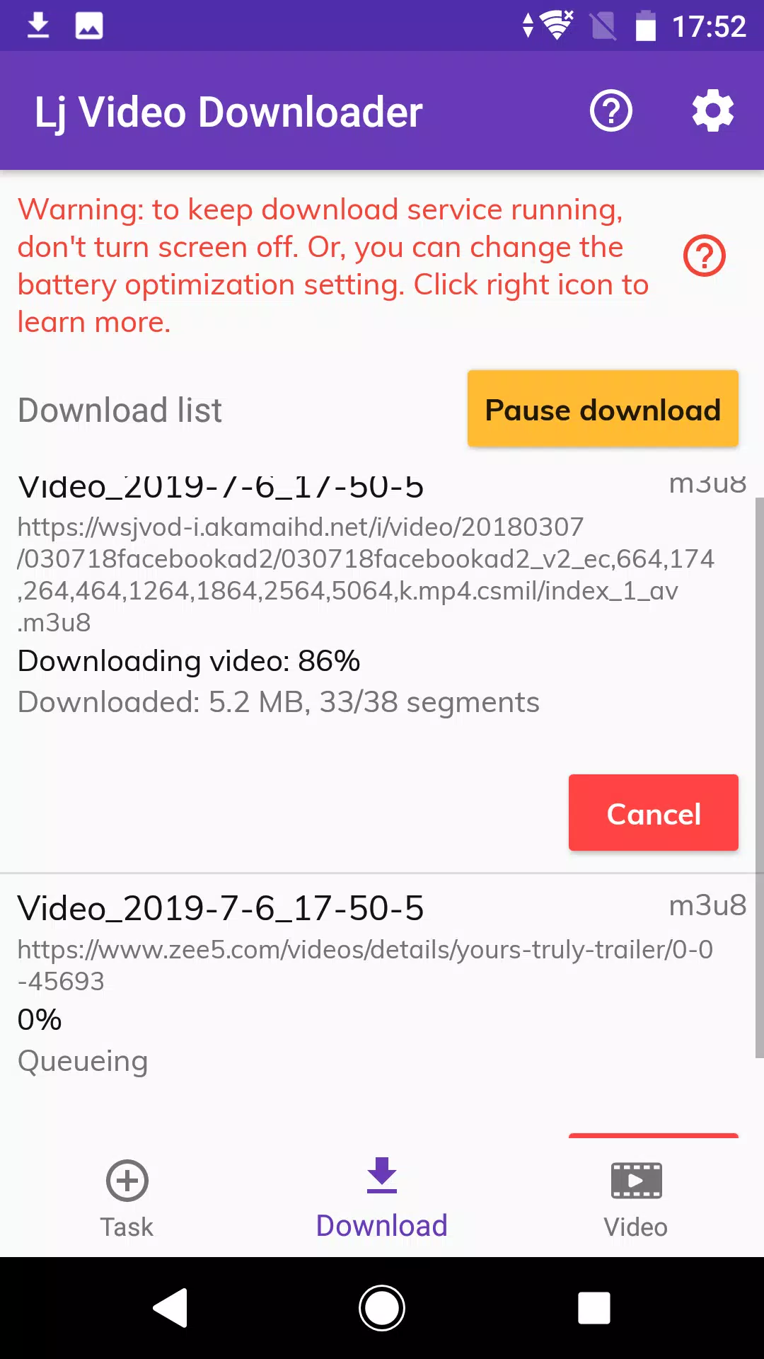 Android 用の Lj Video Downloader APK をダウンロード