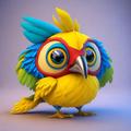 De pájaros por colores