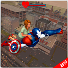 Superhero American Captain : Infinity Battle icône