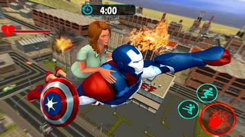 Superhero American Captain : Infinity Battle capture d'écran 3