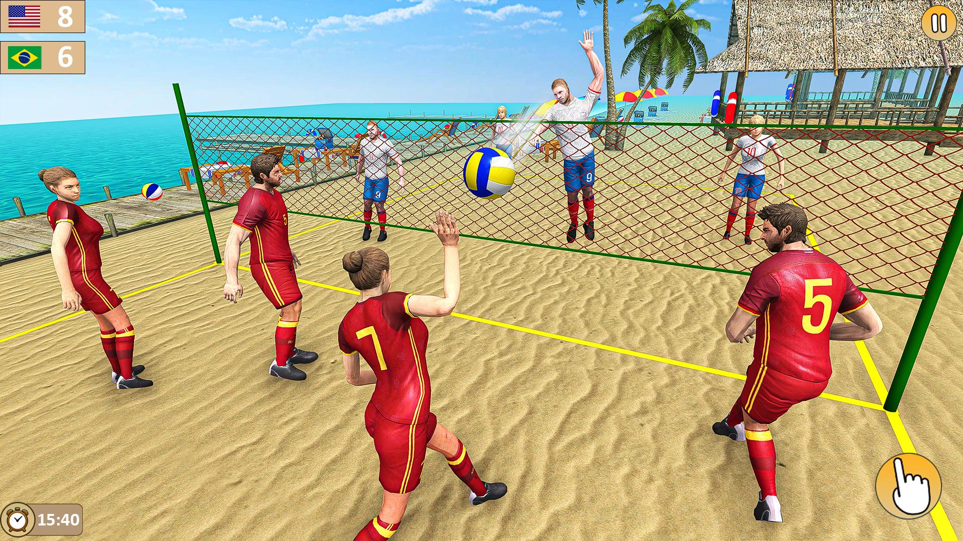 Какая игра упрощенная версия волейбола. Игра в волейбол. Волейбол 3д. Игра волейбол 3d. Игра волейбол на ПК.