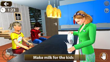 Family Simulator Baby Games 3D पोस्टर