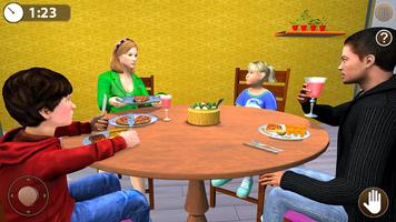 Family Simulator Baby Games 3D capture d'écran 2