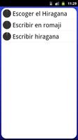 Hiragana - Learn Japanese plakat