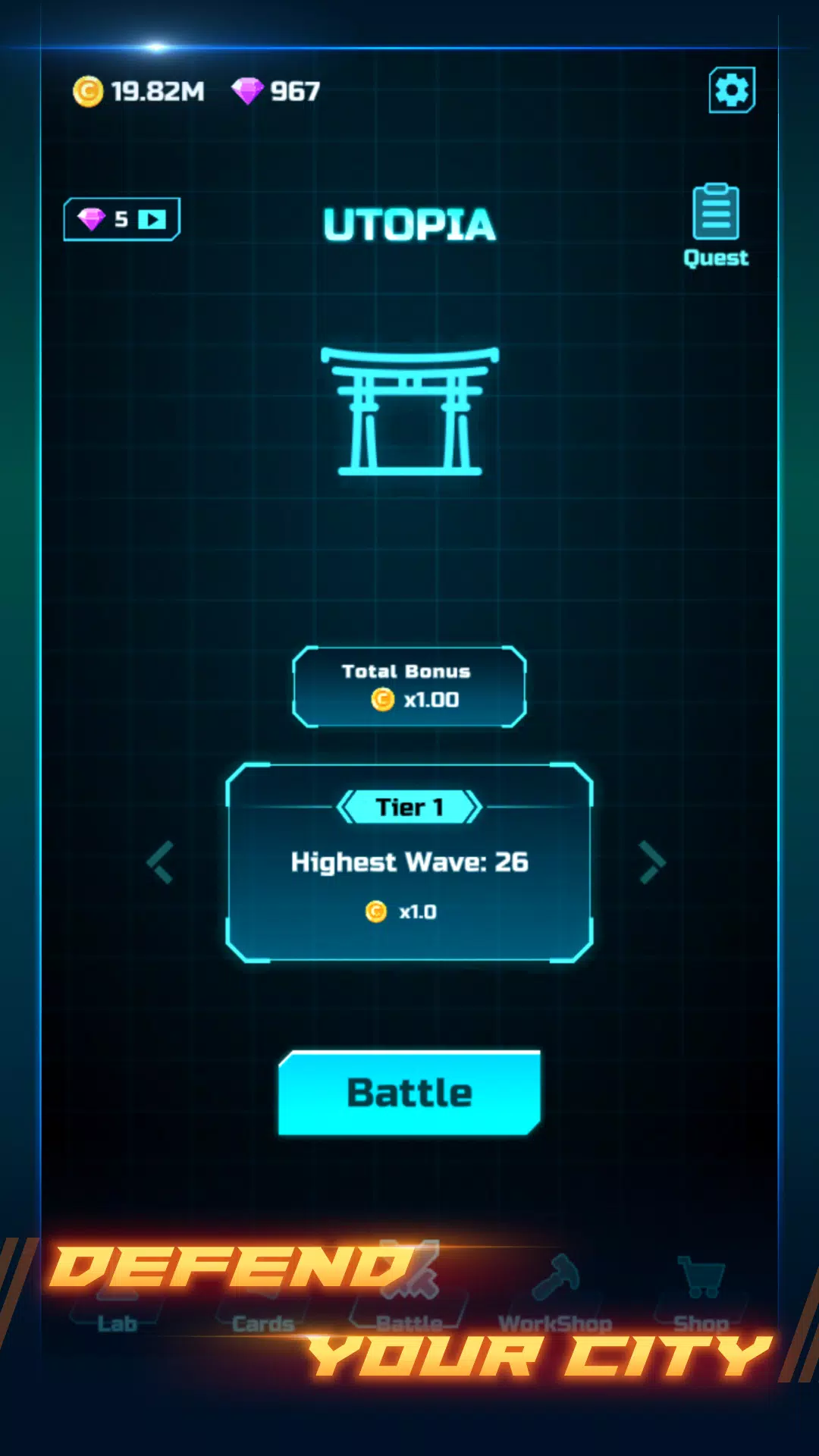 Utopia – Idle Tower defense