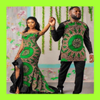 African Couple Fashion ไอคอน