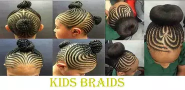 Braided Frisur für Kinder