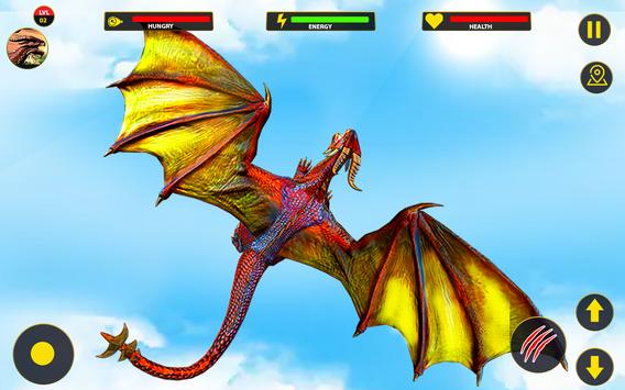Flying Dragon City Attack- Dragon Games 2021 screenshot 5