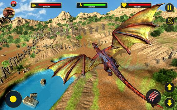Flying Dragon City Attack- Dragon Games 2021 screenshot 11