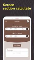 Horoscope & Age Calculator capture d'écran 1