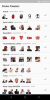 Türkiye Sticker Paketi -WAStickerApps स्क्रीनशॉट 1