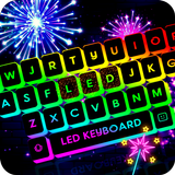 ikon Keyboard LED: Warna RGB, Emoji