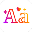 Fonts Keyboard - Neon Light आइकन