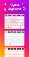 Fonts Keyboard - Neon Light скриншот 1