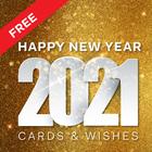 Happy New Year 2021 Greeting Cards & Wishes icône