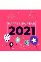 Happy New Year 2021 Greeting Cards & Wishes capture d'écran 1