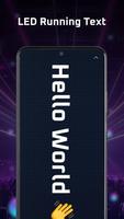 LED Running Text: Led Scroller Poster